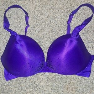 Victoria's Secret Purple T-Shirt Bra with Adjustable Straps